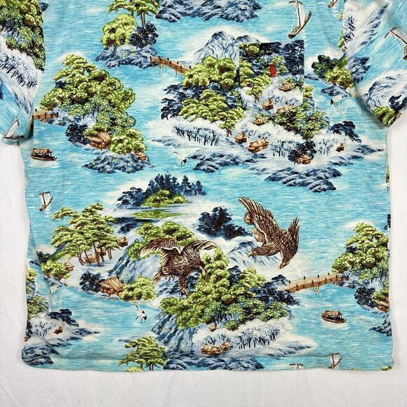 Polo Ralph Lauren T-Shirt Men's XL Japanese Seascape Short Sleeve Classic Fit - Picture 3 of 11